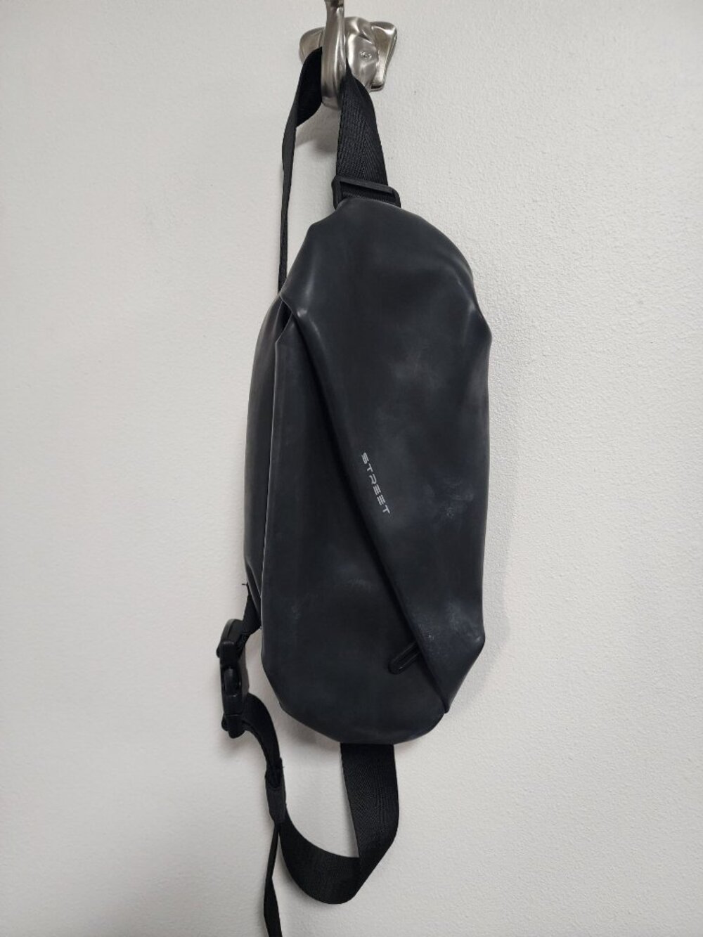 Street gray large belt bag